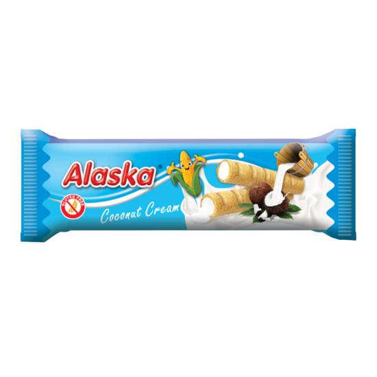 Alaska Corn Tube with Coconut  gluten free